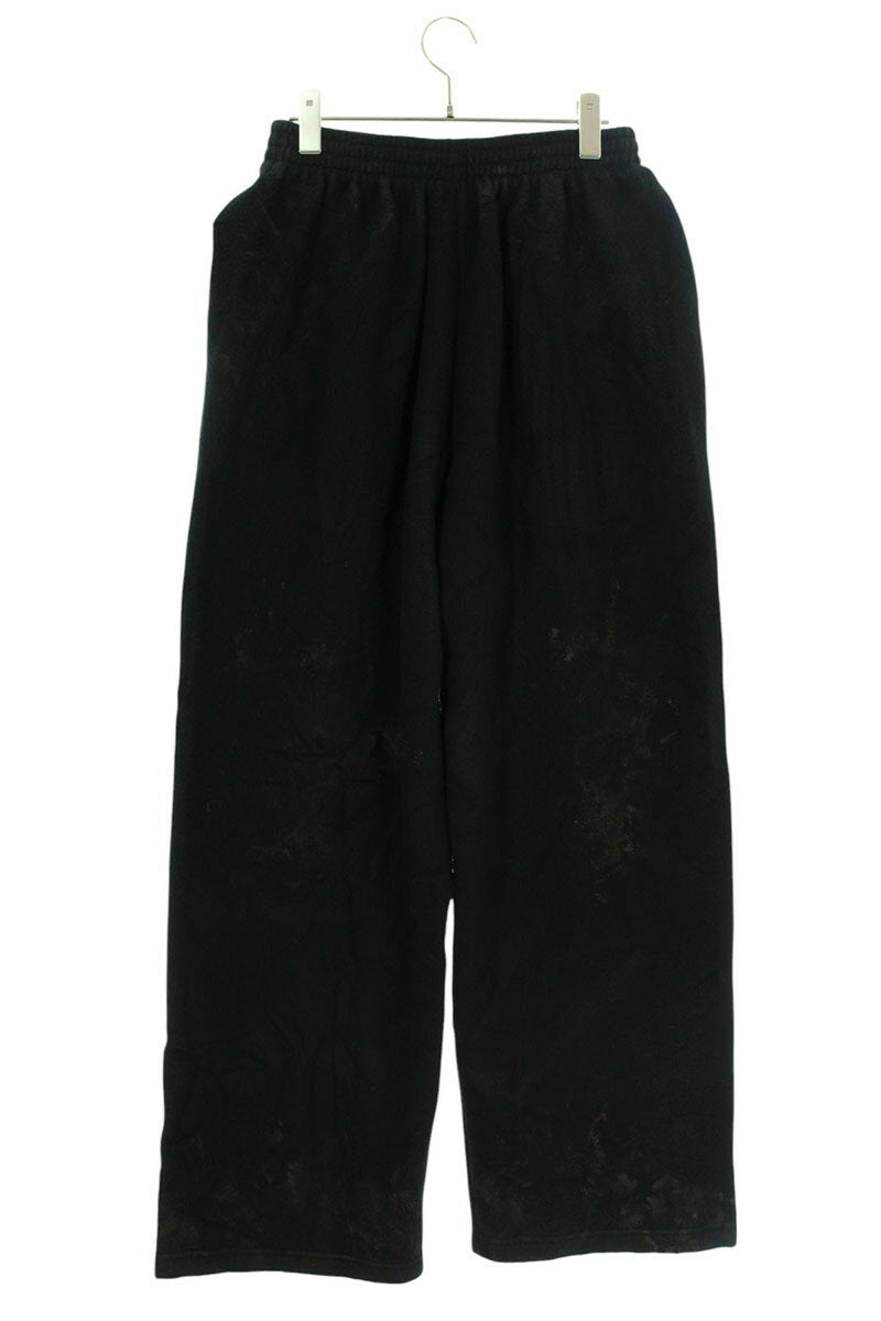 Balenciaga 23AW Fleece Long Pants Black Size M