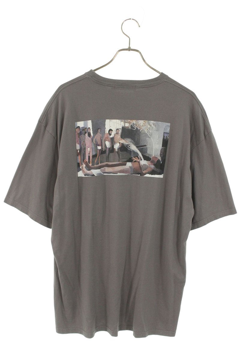 Vintage Undercover Tops - UNDERCOVER Printed T-Shirt Cotton Dark Gray Size 5 - Authentic Archive