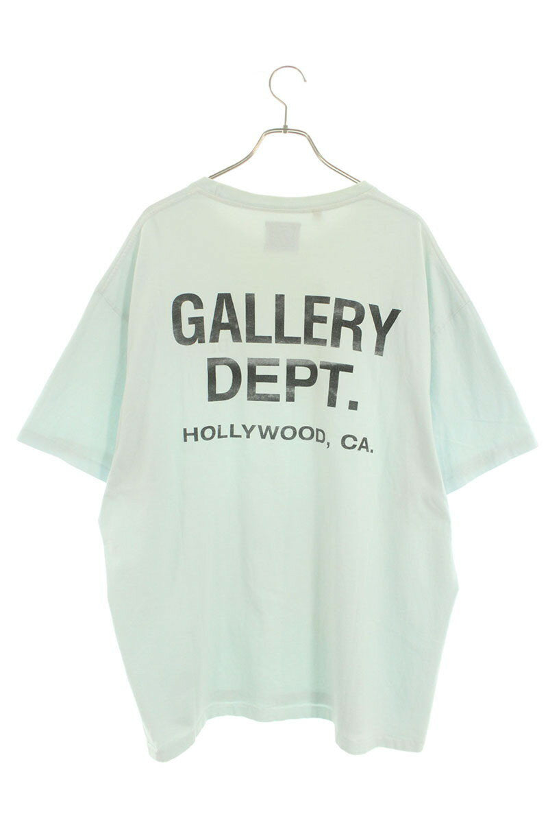 Gallery Dept. Logo Print T-Shirt Blue Size 2XL