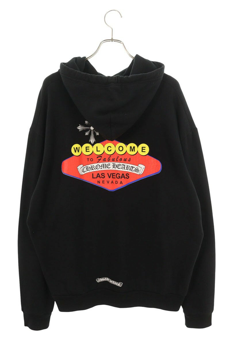 Chrome Hearts SWTSHRT PLVR LTD Logo Pullover Hoodie Black x Red Size L