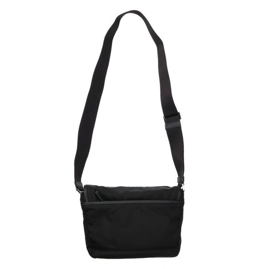 Prada Leather Shoulder Bag Black One Size
