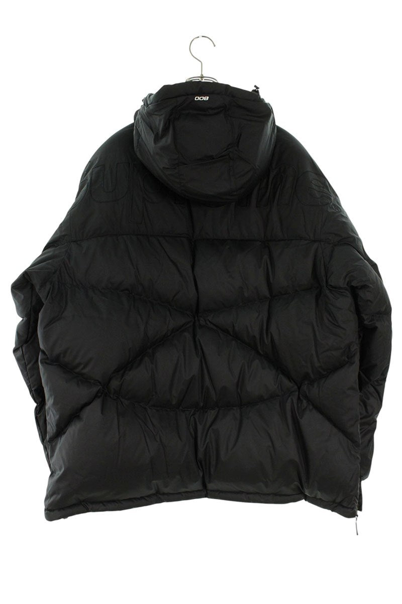 Supreme x The North Face 22AW Half Zip Hooded Pullover Down Jacket Black Size XL