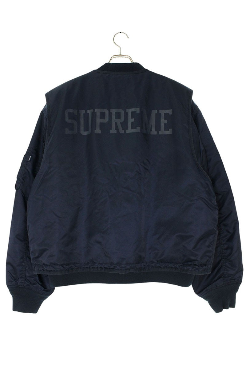 Supreme MA-1 Blouson Blue Size XL