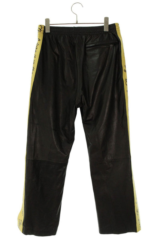 Human Made sideline Leather Long Pants Black Size S