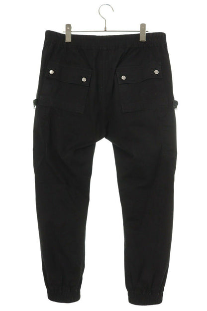 Rick Owens BAUHAUS CARGO TE Long Pants Black Size 52