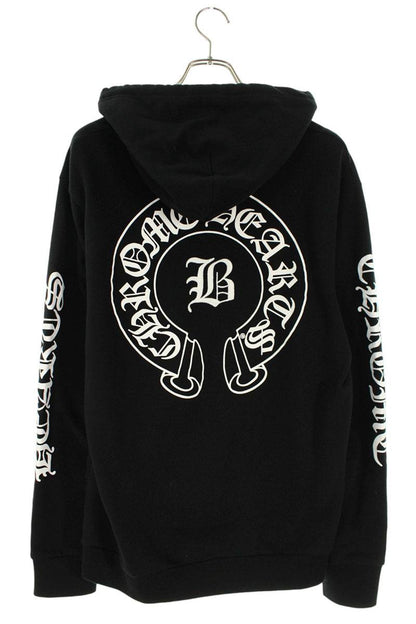Chrome Hearts BELLA HD PLVR Embroidered Logo Pullover Hoodie Black Size L