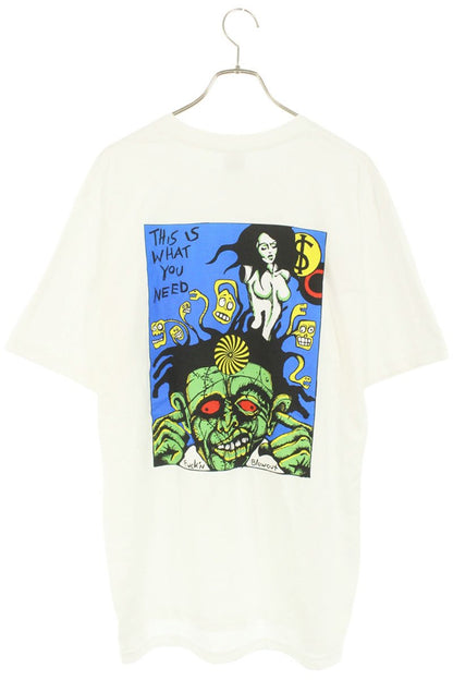 Supreme 25AW Fuckin Blowout Tee Print T-Shirt White Size L