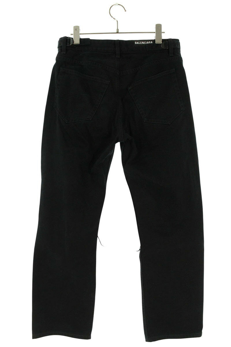 Balenciaga Denim Pants Black Size XS