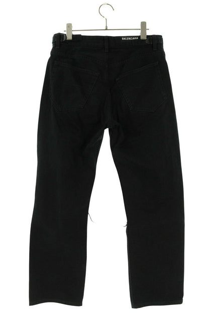 Balenciaga Denim Pants Black Size XS
