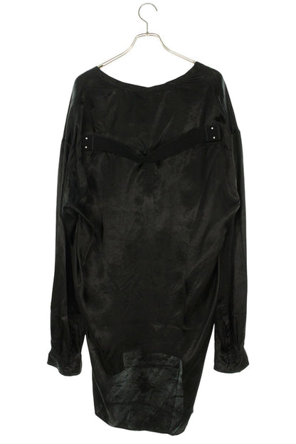 Rick Owens 26SS Oversized Long Sleeve Shirt Black Size 46