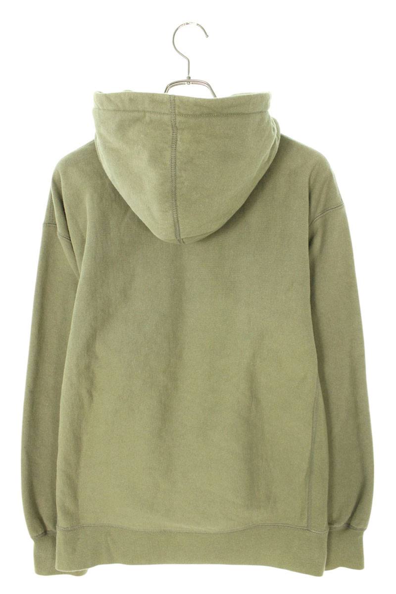 Supreme 20AW Cross Box Logo Hooded Sweatshirt Green Size L