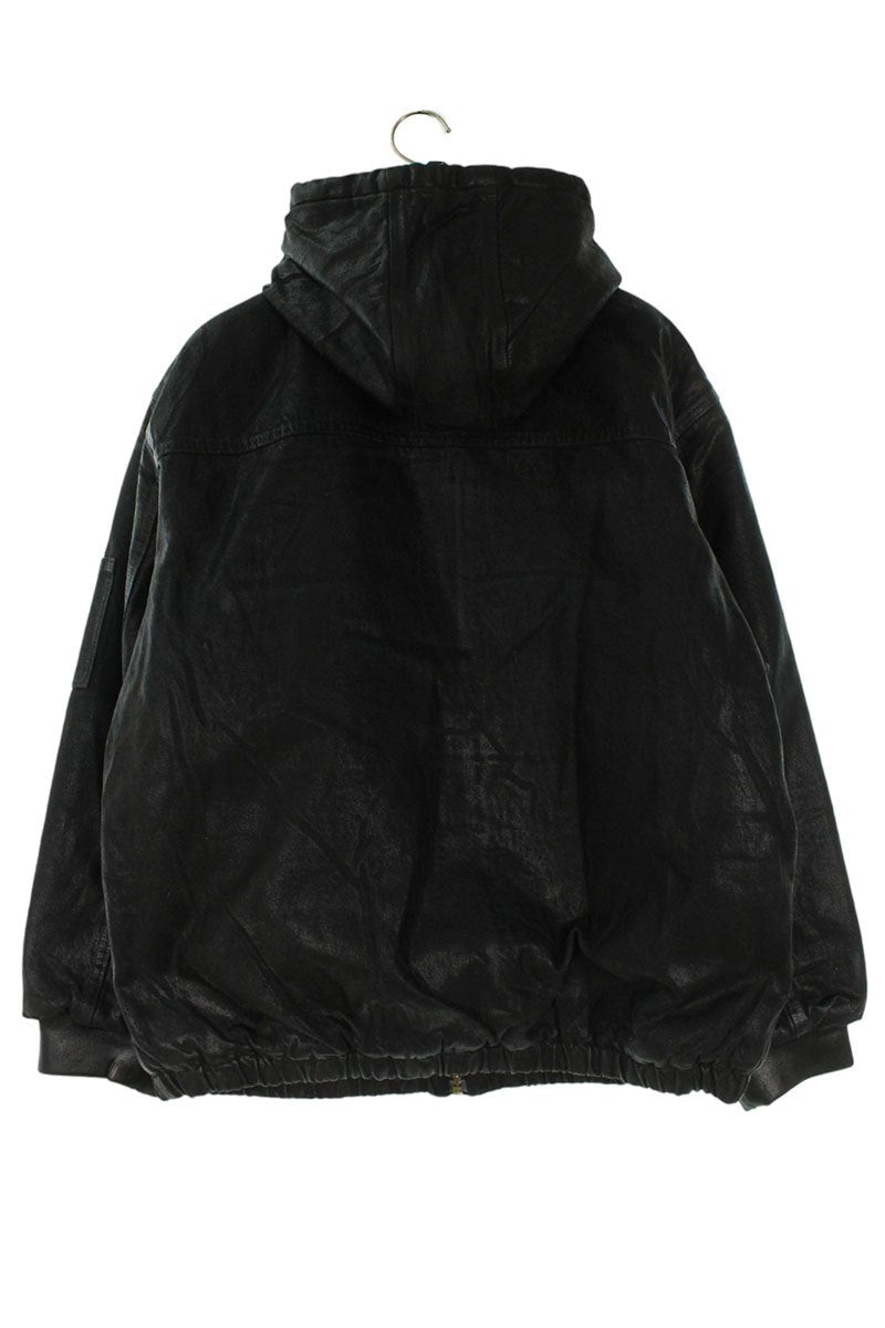 Supreme 24SS Foil Hooded Work Jacket Zip Up Blouson Black Size L
