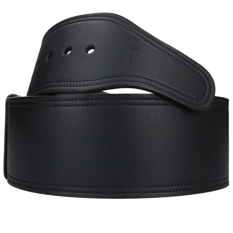Balenciaga Wide Leather Belt Black One Size
