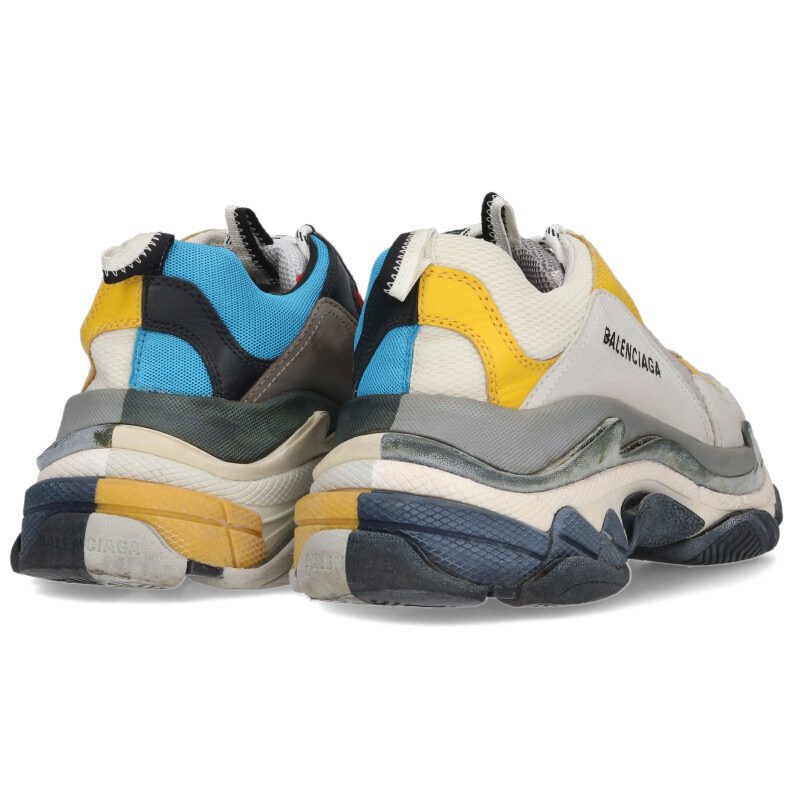 Balenciaga TRIPLE S Sneakers White x Red x Yellow Size 41