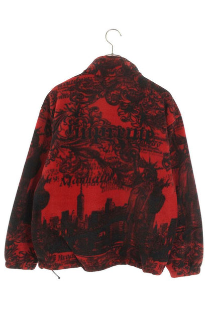 Supreme NEW YORK FLEECE JACKET Red Size M
