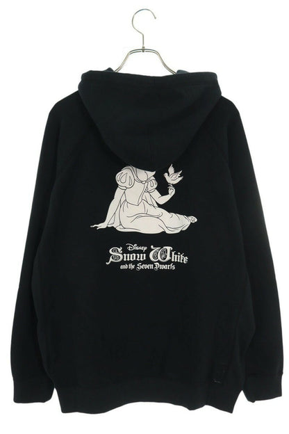 SEQUEL 24AW Print Hoodie Black Black 24AW-SWCS Size L
