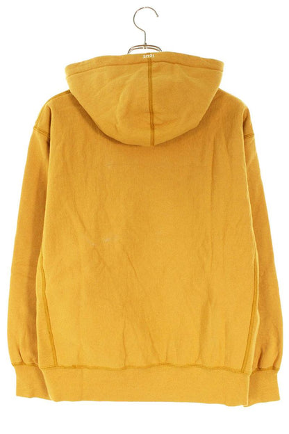 Supreme 21AW Box Logo Hooded Sweatshirt Yellow Size S