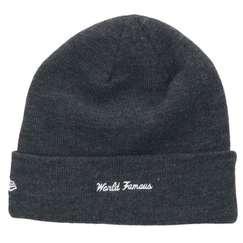 Supreme x New Era Box Logo Beanie Logo Hat Gray Size ONE SIZE