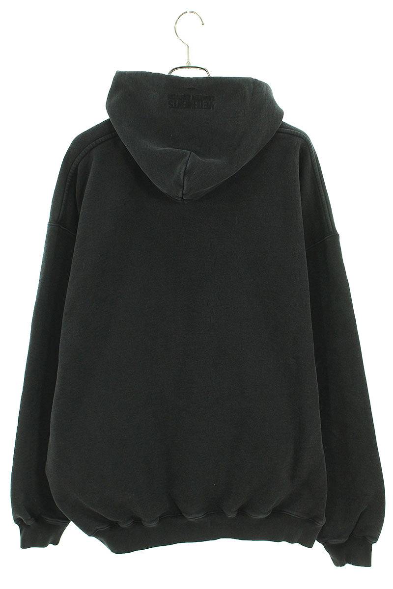 Vetements 24SS Y BLACKYELLOW Logo Hoodie Black x Yellow Size XS