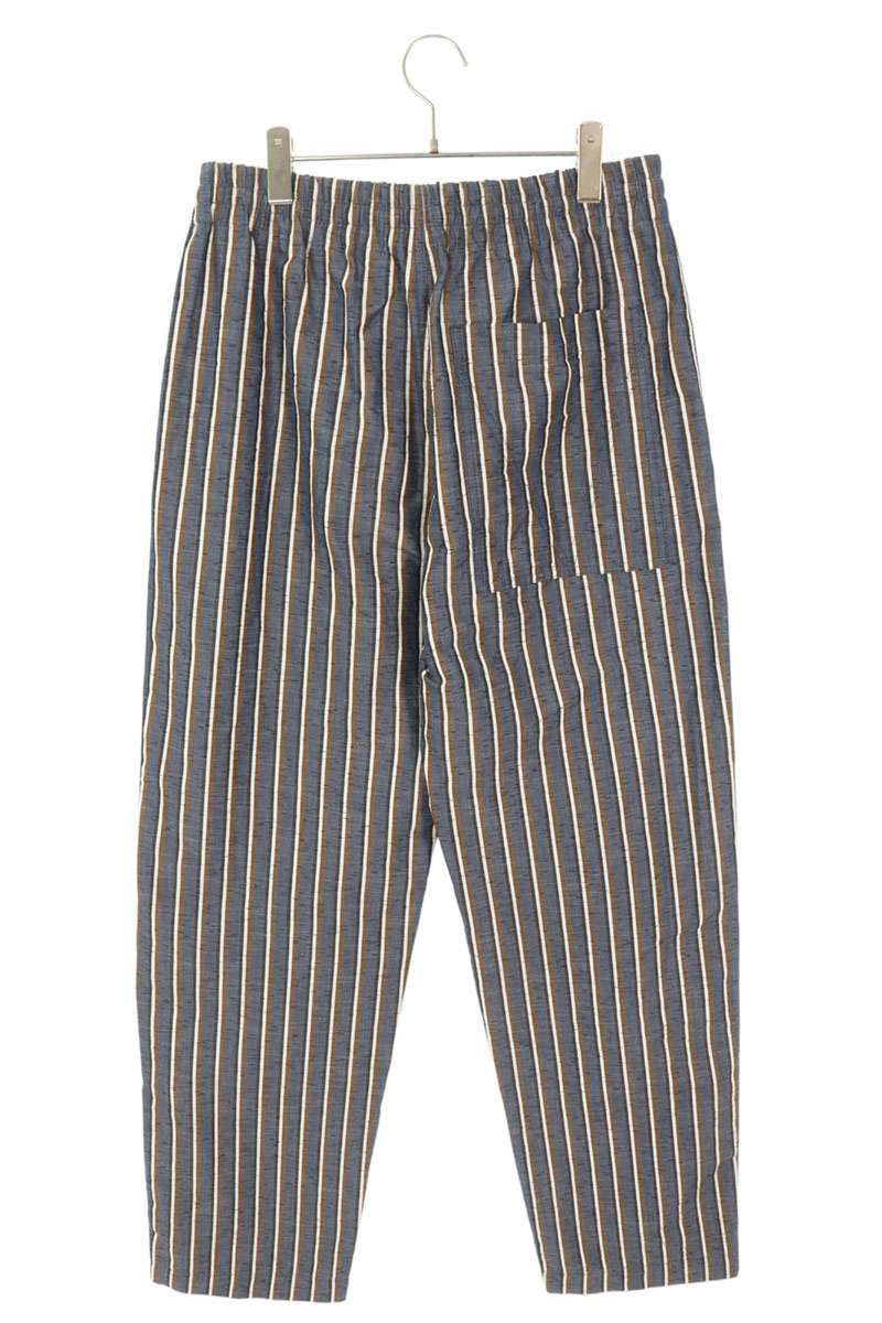 Bottega Veneta Striped Long Pants Blue x Brown Size 34