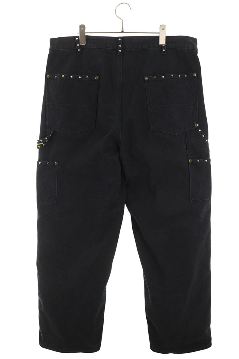 Supreme x B.B. Simon 25AW Quilted Double Knee Painter Pant Black Black Size 36