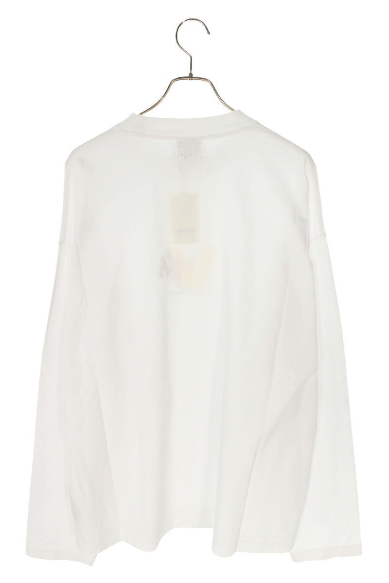 Vetements 25SS VM Long Sleeve T-Shirt White Size S