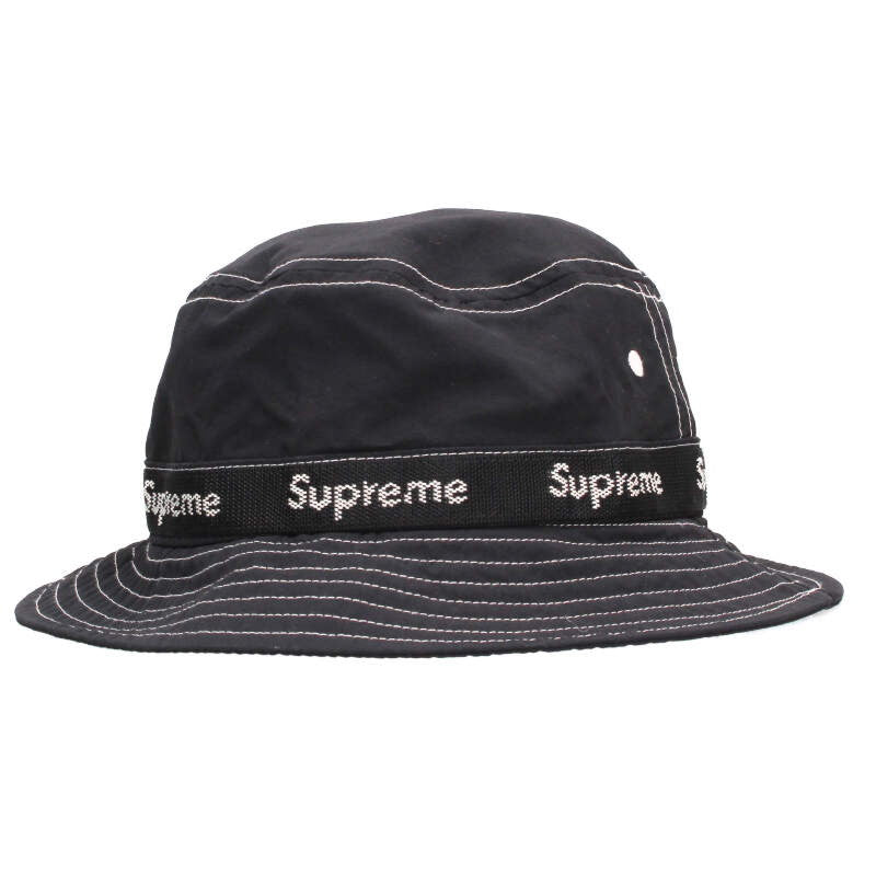 Supreme 22AW Webbing Crusher Hat Black One Size