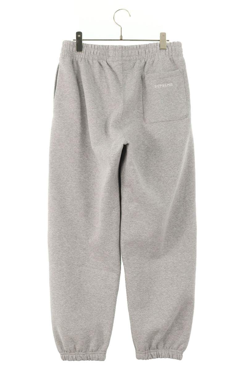 Supreme 25SS S Logo Sweatpant S Logo Long Pants Gray Size 30