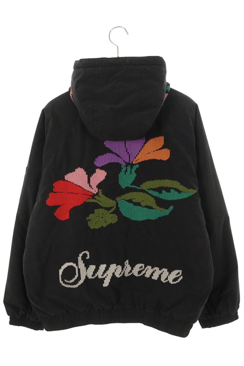 Supreme 23AW Needlepoint Hooded Jacket Black Size M