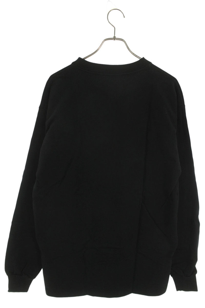 READYMADE Logo Embroidered Long Sleeve T-Shirt Black Size L