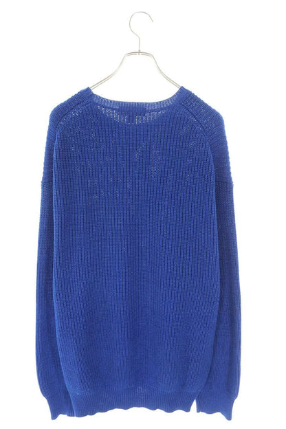 Supreme 23AW Small Box Ribbed Sweater Blue Size XL