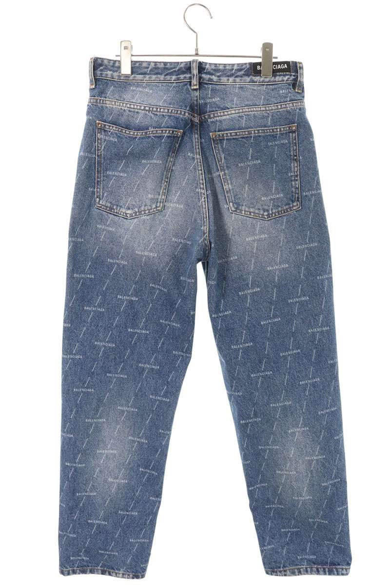Balenciaga Logo Denim Pants Blue Size 30