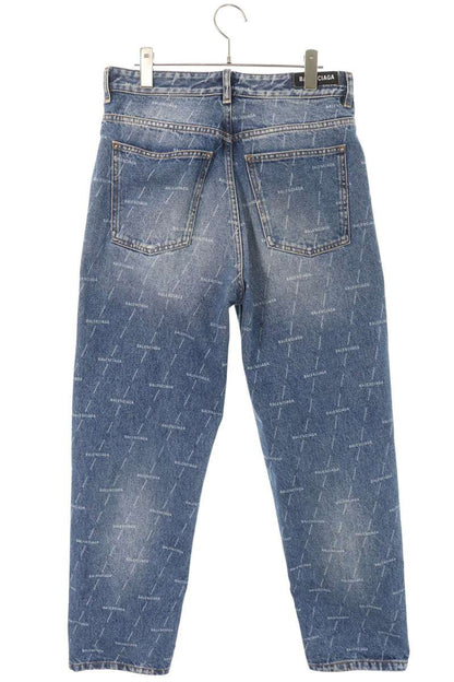 Balenciaga Logo Denim Pants Blue Size 30