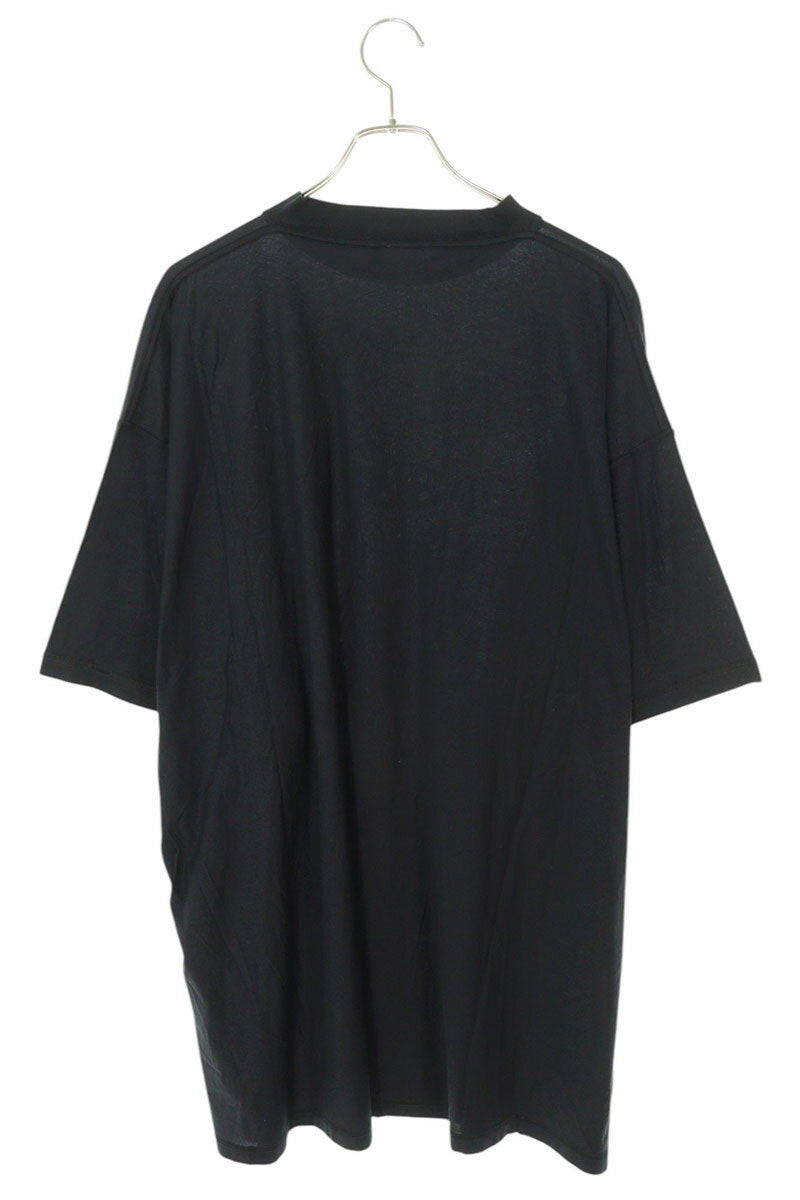 BALENCIAGA Inside Logo Sport T-Shirt Black Size XXL