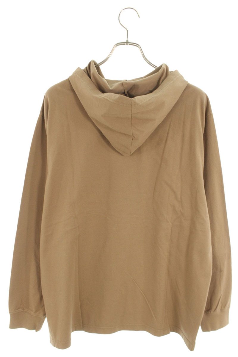 Supreme 22SS Dragon Hooded L S Top Long Sleeve T-Shirt Brown Size L