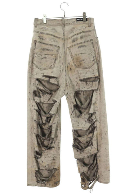 Balenciaga Denim Pants Gray Size XS