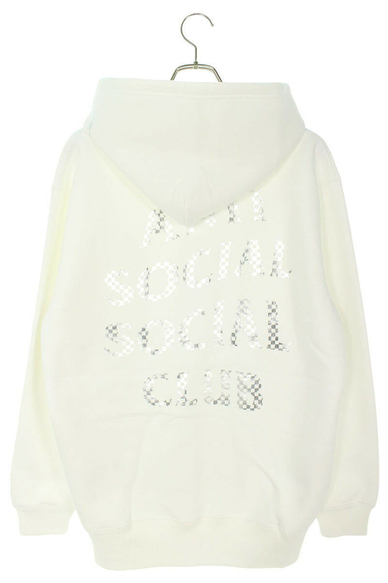 Anti Social Social Club x SEQUEL 23AW Logo Print Hoodie White Size L