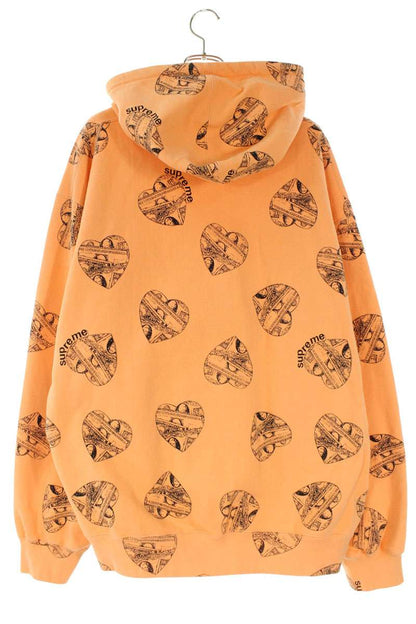 Supreme 24AW Love Cash Hooded Sweatshirt Orange Size XXL