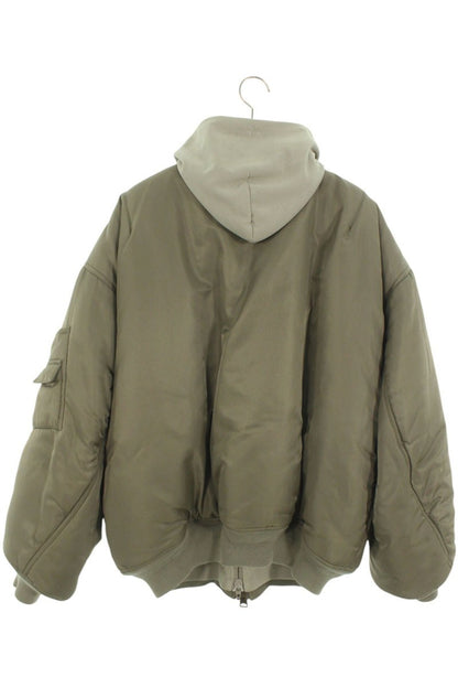 BALENCIAGA 23SS Nylon All-In-One Bomber Green Size S