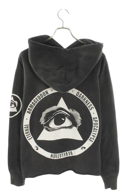 Saint Michael 23AW Vintage Pullover Hoodie Black Size S
