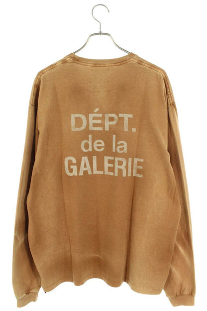Gallery Dept. 25SS Well-Washed Logo Print T-Shirt Brown Size XL
