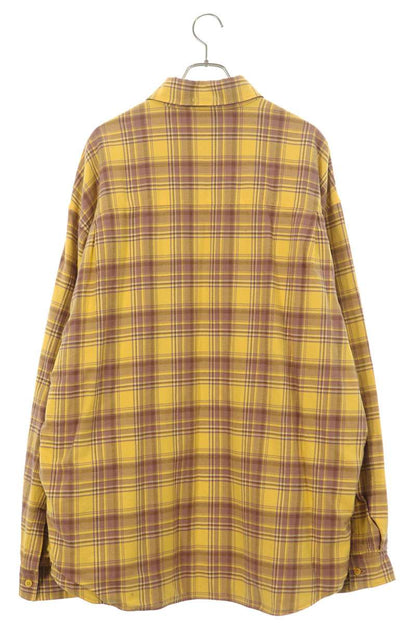 Balenciaga Long Sleeve Shirt Yellow x Blue Size L