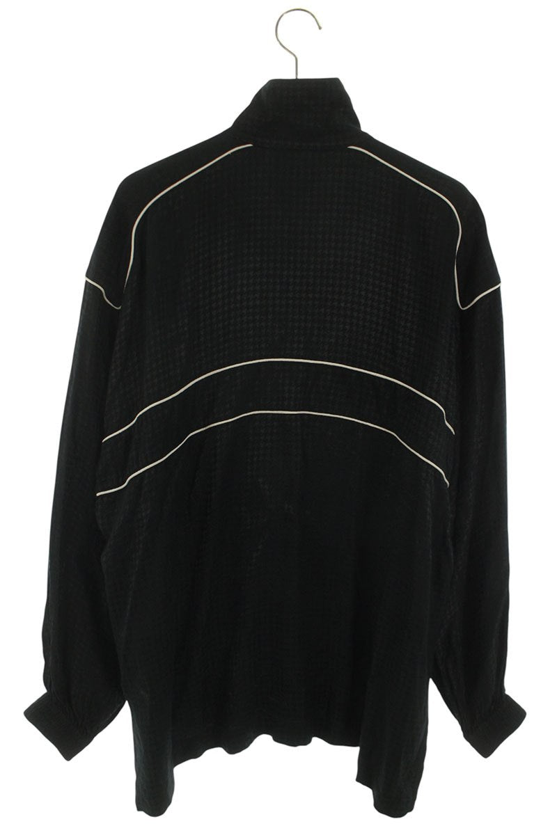 Balenciaga BB Logo Zip Up Blouson Black Size XS