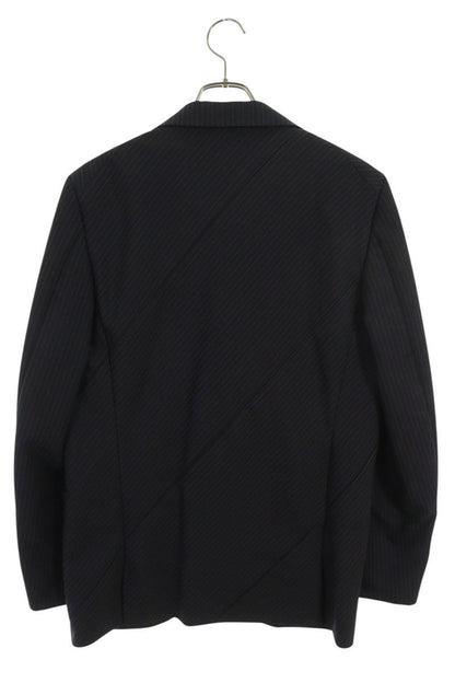 Comme des Garcons AD2018 Striped Tailored Jacket Black Size M