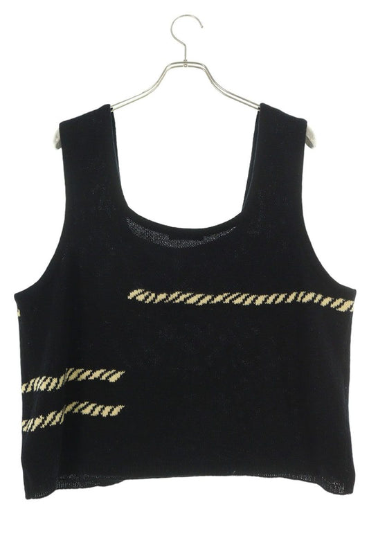Prada 22SS Wool Knit Vest Black Size L