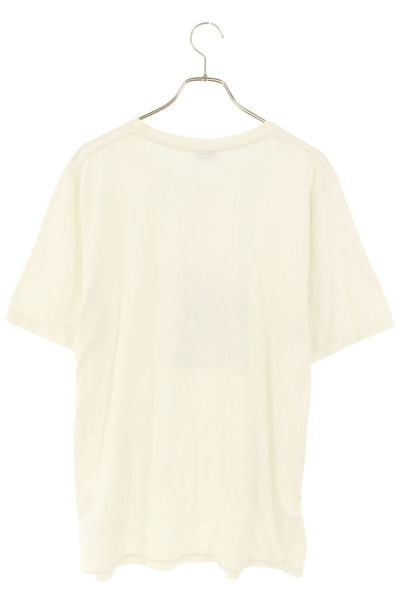 Saint Laurent Paris Print T-Shirt White Size L