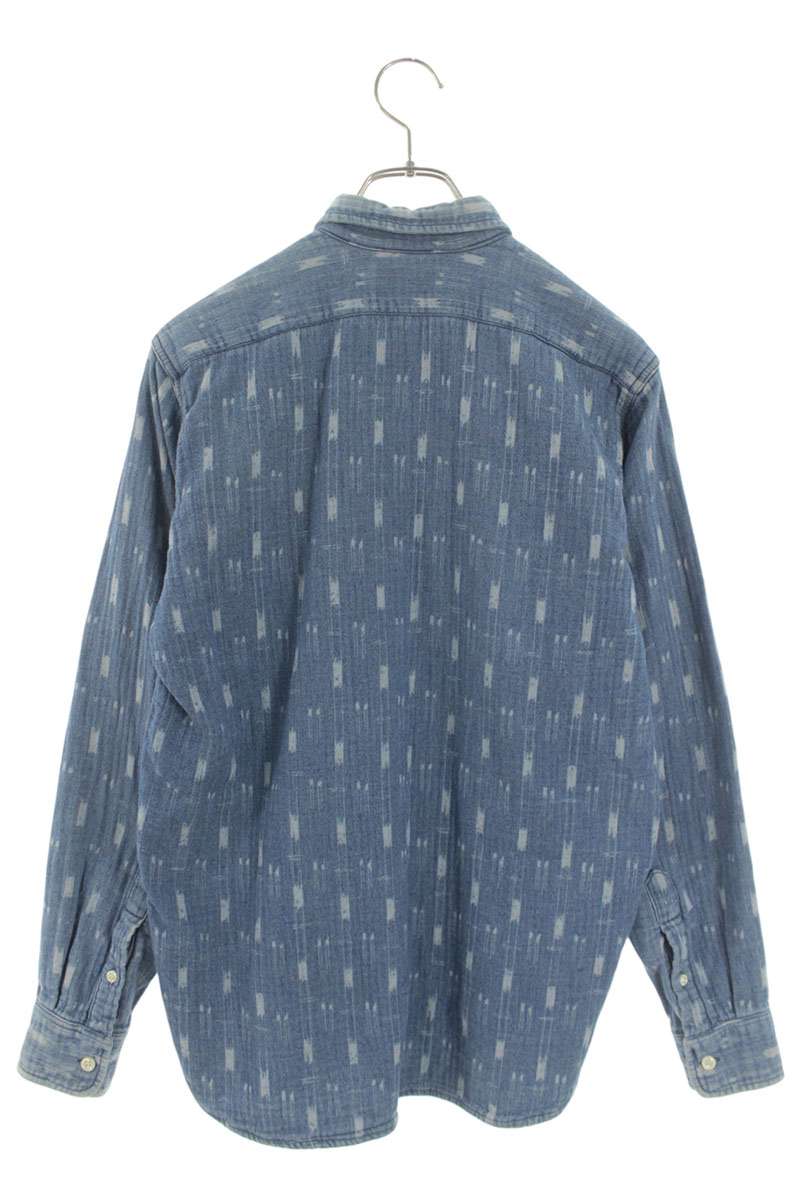 Our Legacy Cotton Denim Long Sleeve Shirt Blue Size XS