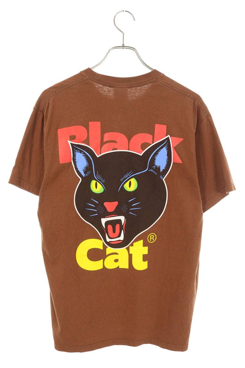 Supreme 24SS Black Cat Tee T-Shirt Brown Size M
