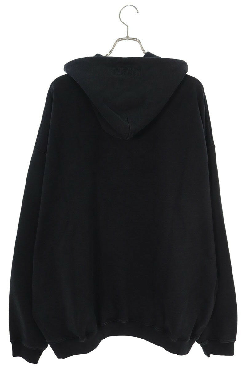 Vetements 24AW Logo Hoodie Black x White Size M