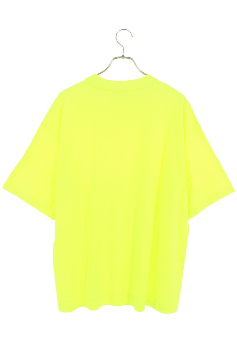 Balenciaga Logo Embroidered T-Shirt Green Size M